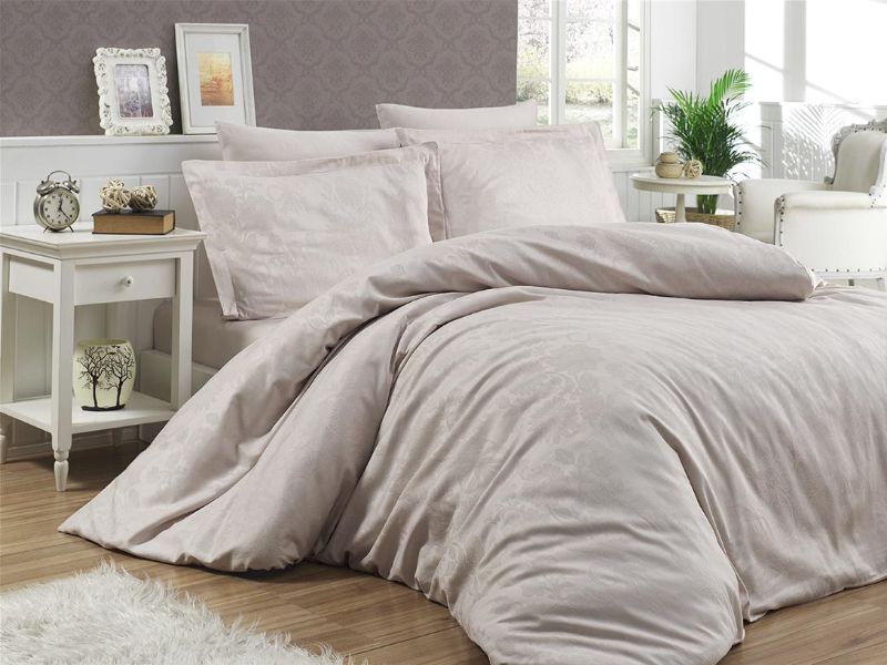 

Комплект постельного белья First Choice Сатин Жаккард 200х220 "Herra Sampanya"
