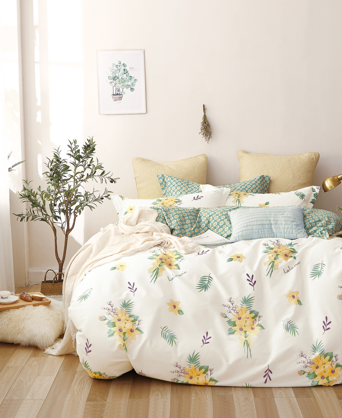 

Комплект постельного белья Love You Light Satin 200х220 "TL-190204"