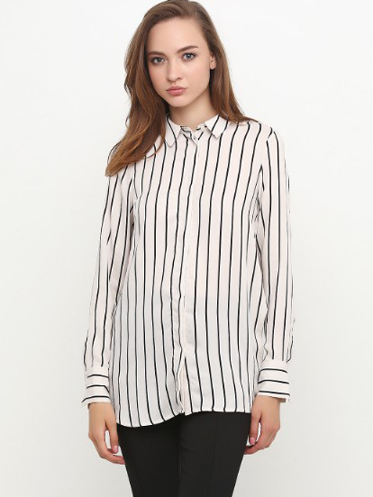 

Рубашка H&M 4781255 32 Светло-бежевая