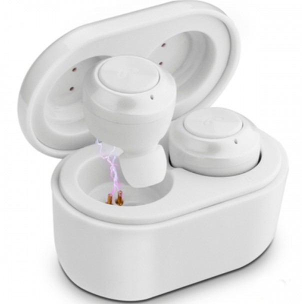 

Беспроводные стерео наушники Air Twins A6 TWS Bluetooth с боксом для зарядки вакуумные Белые