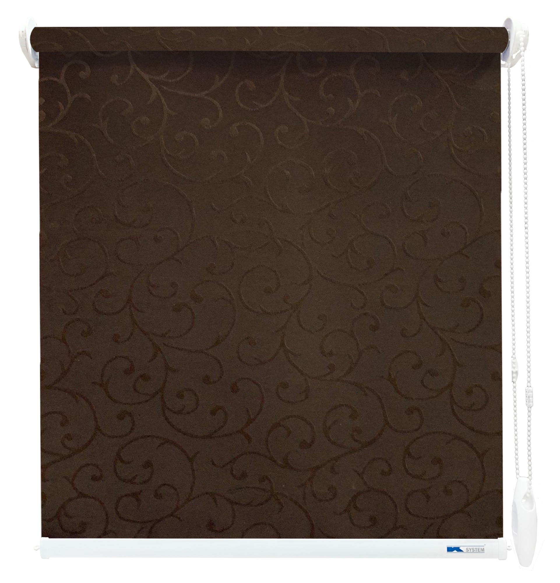 

Тканевая ролета KSYSTEM AKANT2261 71x165 см коричневая Minibesta 200500710165