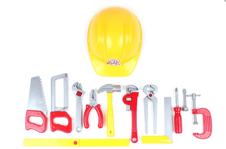 

Детский набор инструментов Технок "Tools Set" 11 инструментов и каска (Т198)