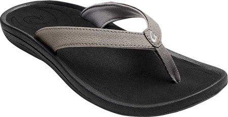 

Женские вьетнамки, сланцы OluKai Kulapa Kai Flip Flop Fog/Black Synthetic 35