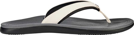 

Женские вьетнамки, сланцы OluKai Punua Flip Flop White/Charcoal Synthetic 41