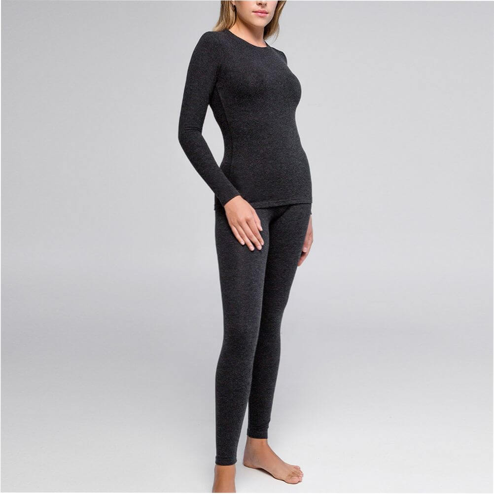 

Термофутболка женская с шерстью для тренировок походов и повседневной носки Hetta WT01 XL Темно-серый