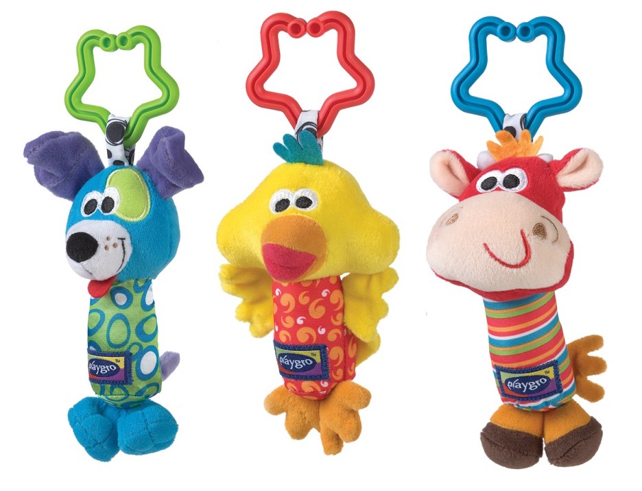 

Погремушки Мои первые друзья, PLAYGRO (12-13455)