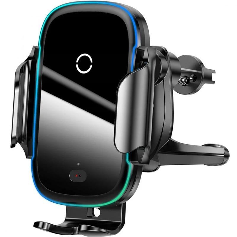 

Держатель для смартфона Baseus Wireless Charger Qi Light Electric 15W Black (WXHW03-01)