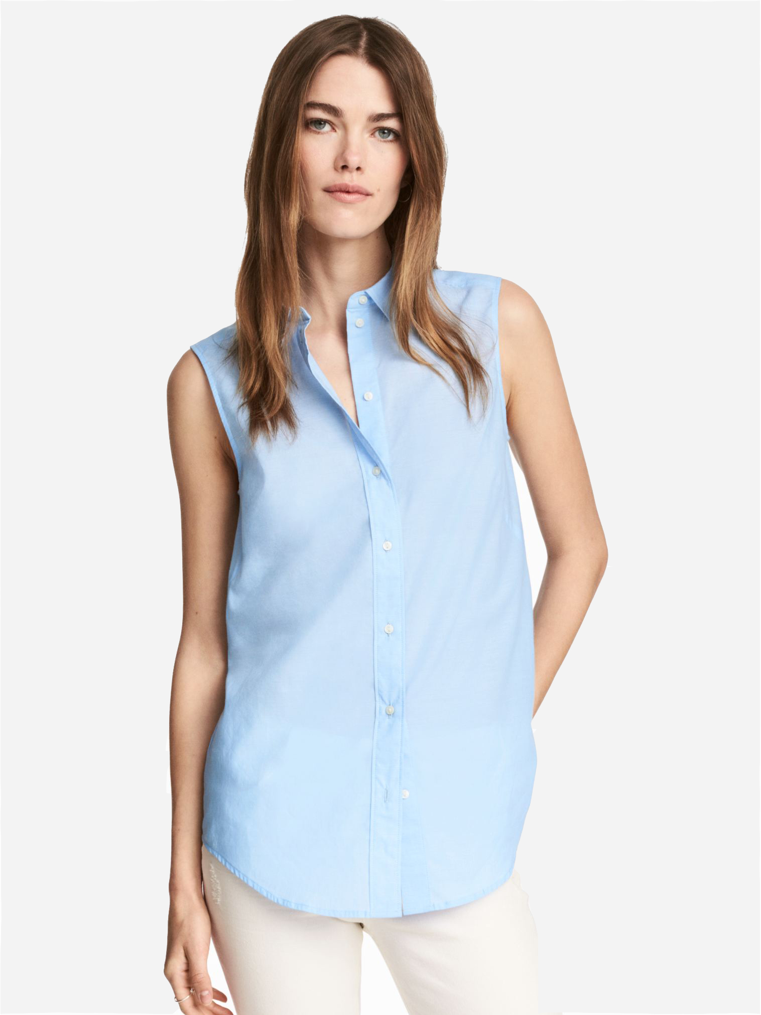 

Блузка H&M 02-0389535-5  Голубая (СА2000001504628, Блузка H&M 02-0389535-5 34 Голубая (СА2000001504628)