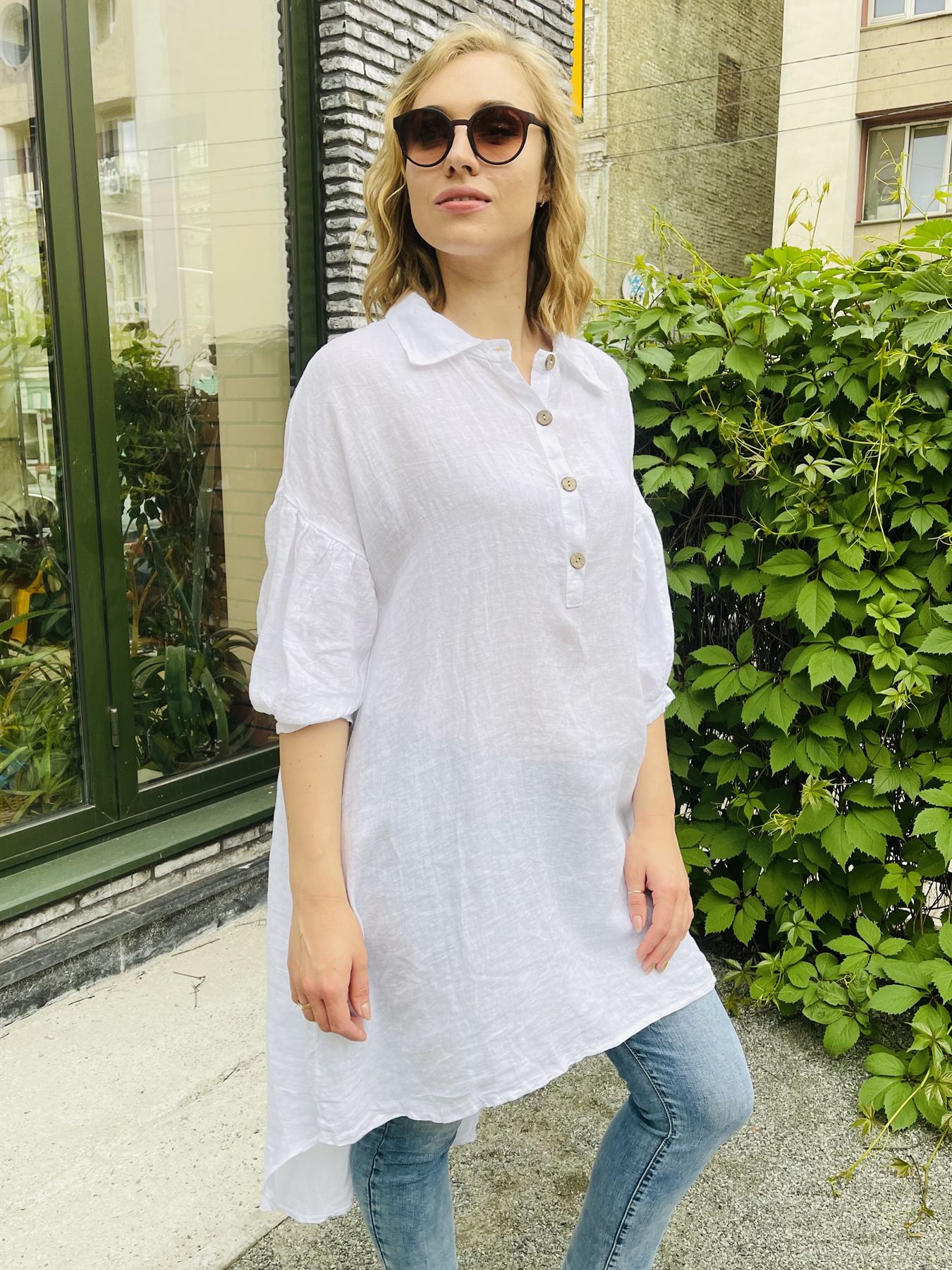 

Туника CASSO 92316.371 Белый р.Oversize