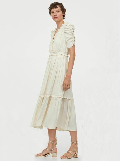 

Платье H&M 04-0834378-006 38 Молочный (СА2000001846209)
