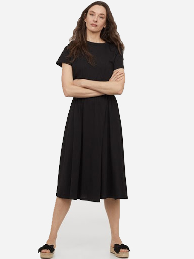 

Платье H&M 04-0906393-002 XL Черный (СА2000001846155)