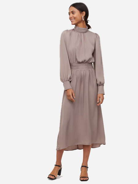 

Платье H&M 0808168-1 36 Серый (СА2000001846117)