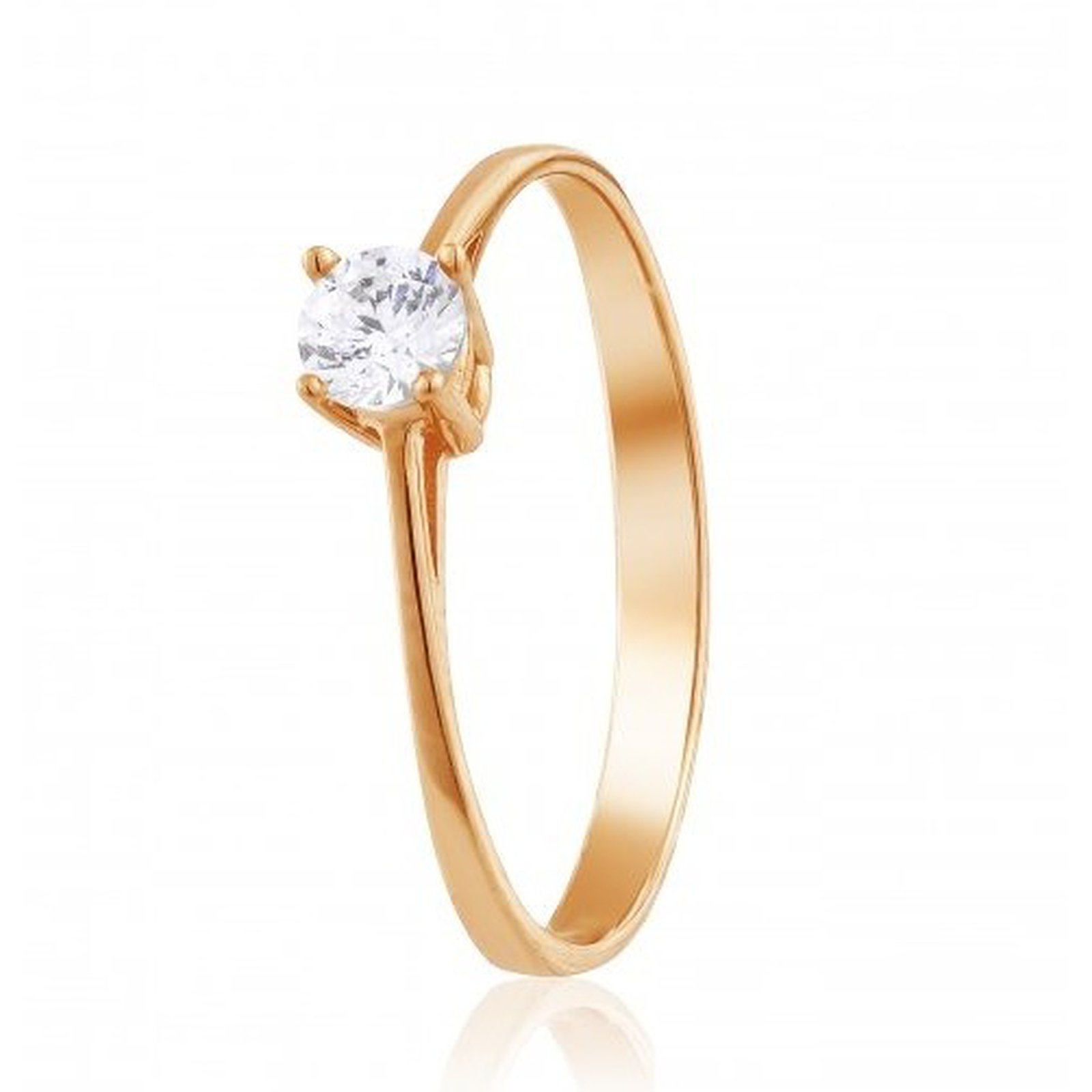 

Кольцо из красного золота с Swarovski Zirconia 1536040, размер 15