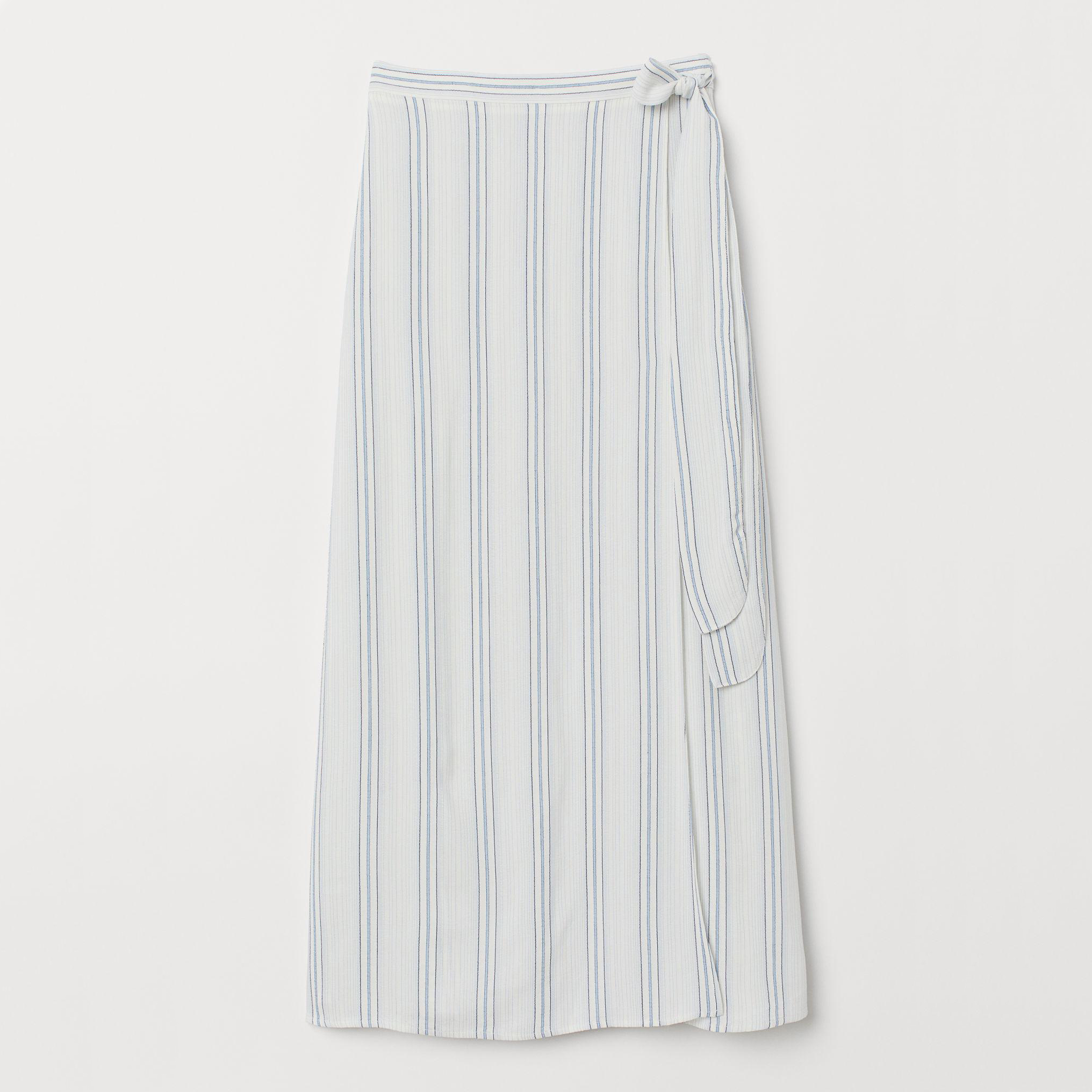 

Юбка H&M 7453029-AAFS 32 Белая с голубым