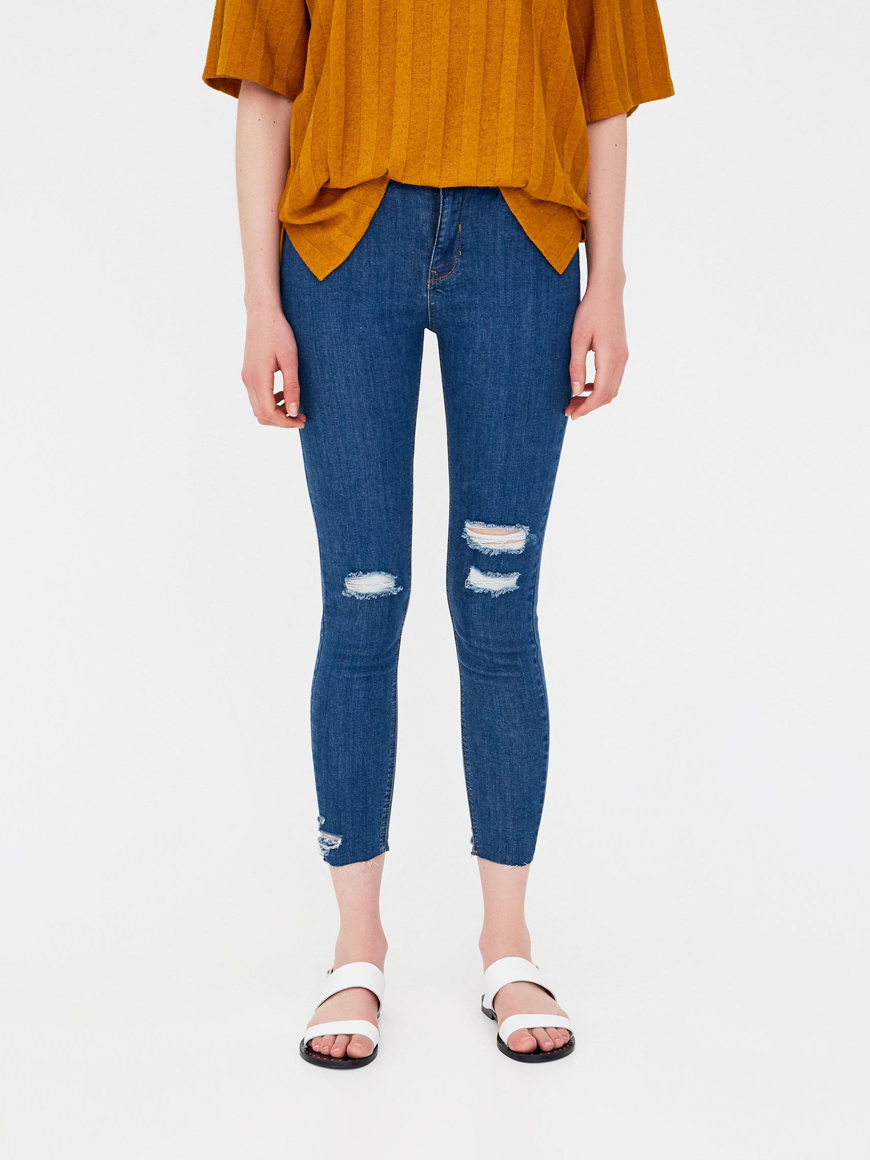 

Джинсы Pull & Bear 5687/335/427-AAQJ 42 Темно-синие