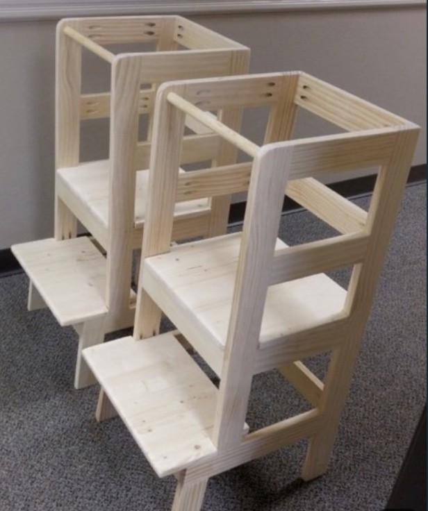 

Детская башня MONTESSORI из дерева (ВхШхГ 900х400х500 мм)