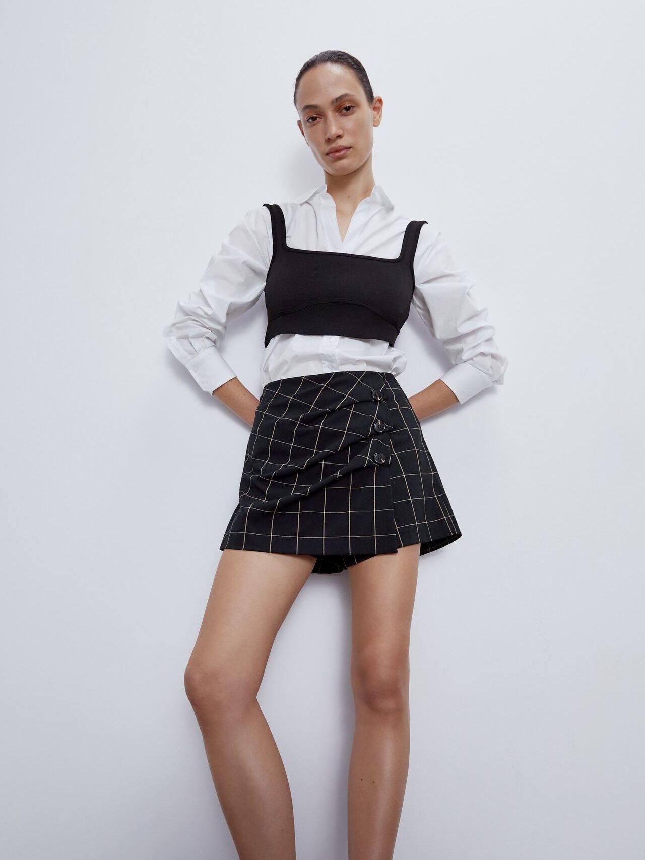 

Юбка-шорты Zara 2492/021/800-ADMY S Черная