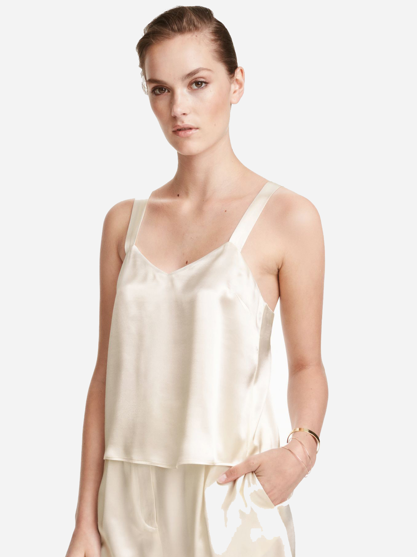 

Топ H&M 0420216-4 42 Белый (СА2000001372111)