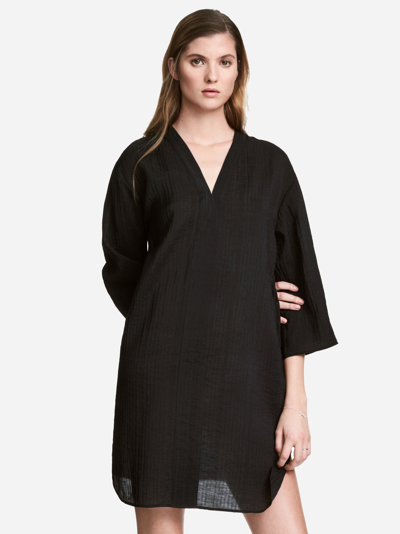 

Туника H&M 0509097-5 32 Черный (СА2000001333228)