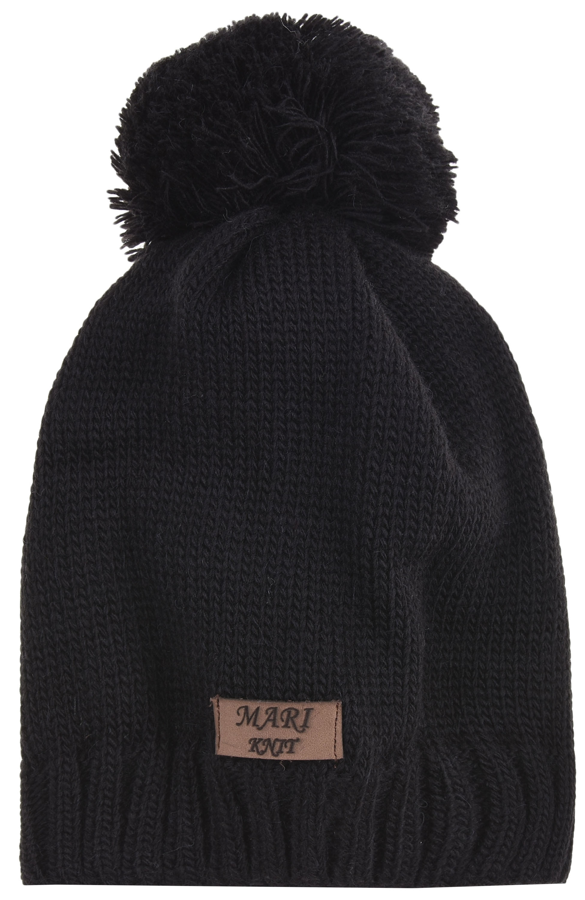 

Демисезонная шапка Mari-Knit 0804 48-50 см Черная
