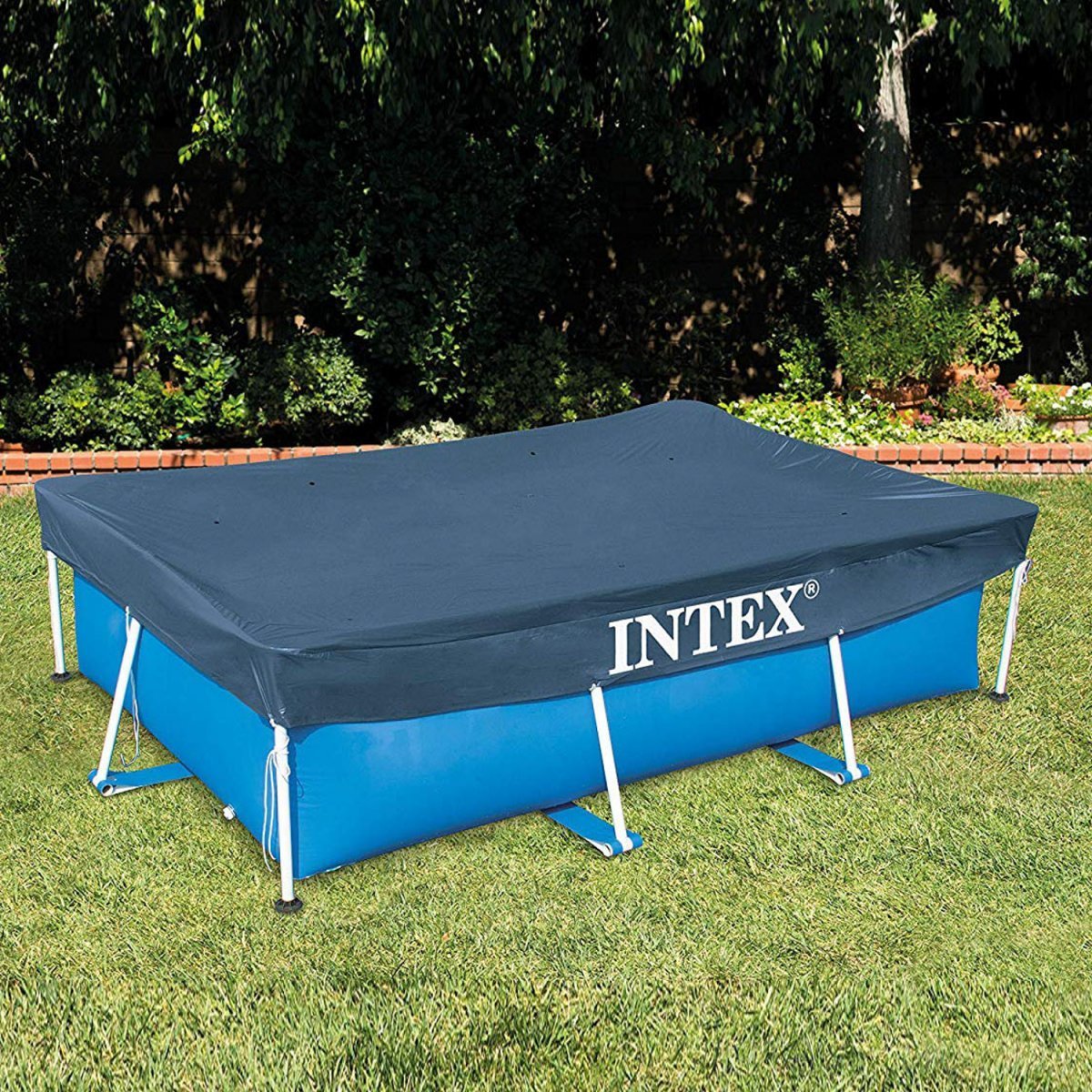Тент - чехол для каркасного бассейна Intex 28038 300х200 см – низкие ...