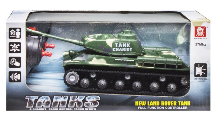 

Танк на радиоуправлении A KA XIONG TOYS световые звуковые эффекты (Т968)