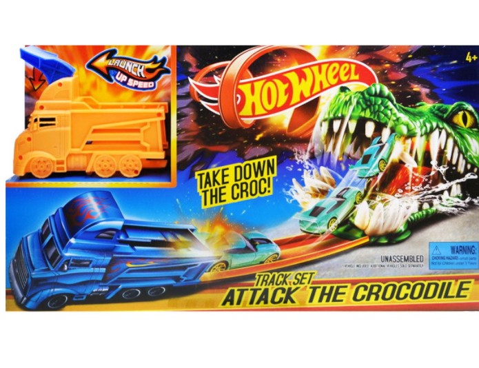 

Трек с запуском "Hot Wheel: Атаковать Крокодила" (Т877)