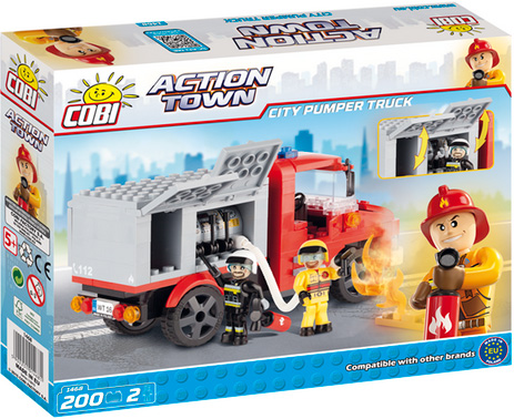 

Конструктор Пожарная насосная машина, серия Action Town, Cobi (12-30552)