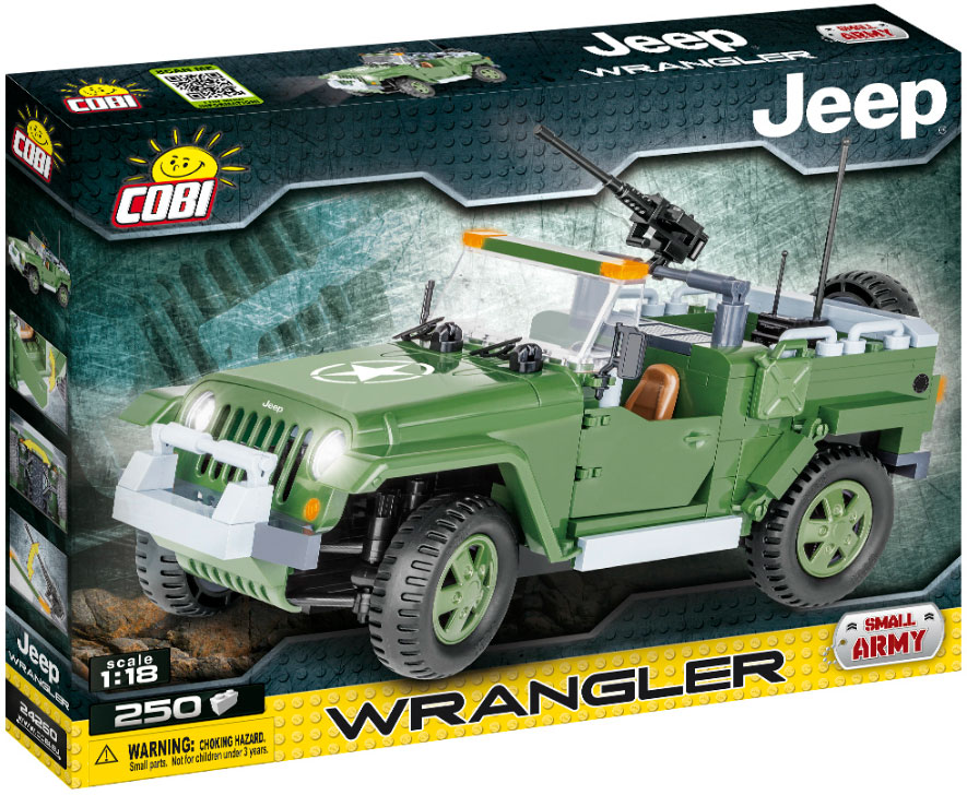 

Конструктор Военный джип Wrangler, серия Small Army, Cobi (12-33515)
