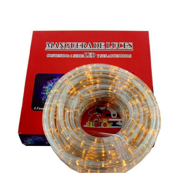 

Уличная светодиодная гирлянда LED Xmas Rope light 10 м Теплый белый