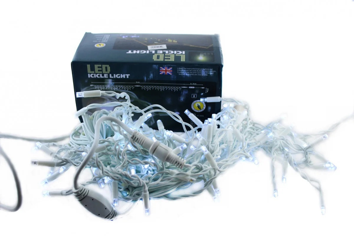 

Уличная гирлянда Xmas LED 100L 3.3 W Белая 10 м