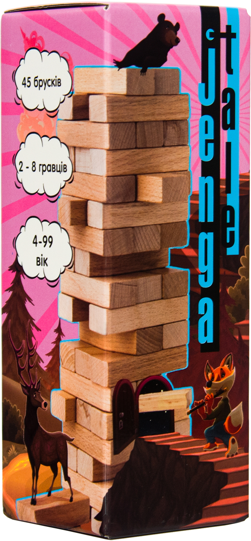 

Настольная игра Strateg Jenga Tale (30965) (4820220565129)