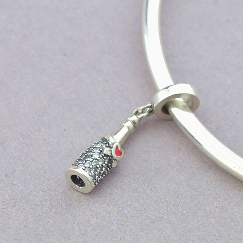 

Шарм Бутылка Шампанского для браслета Pandora style Серебро(925) 102861