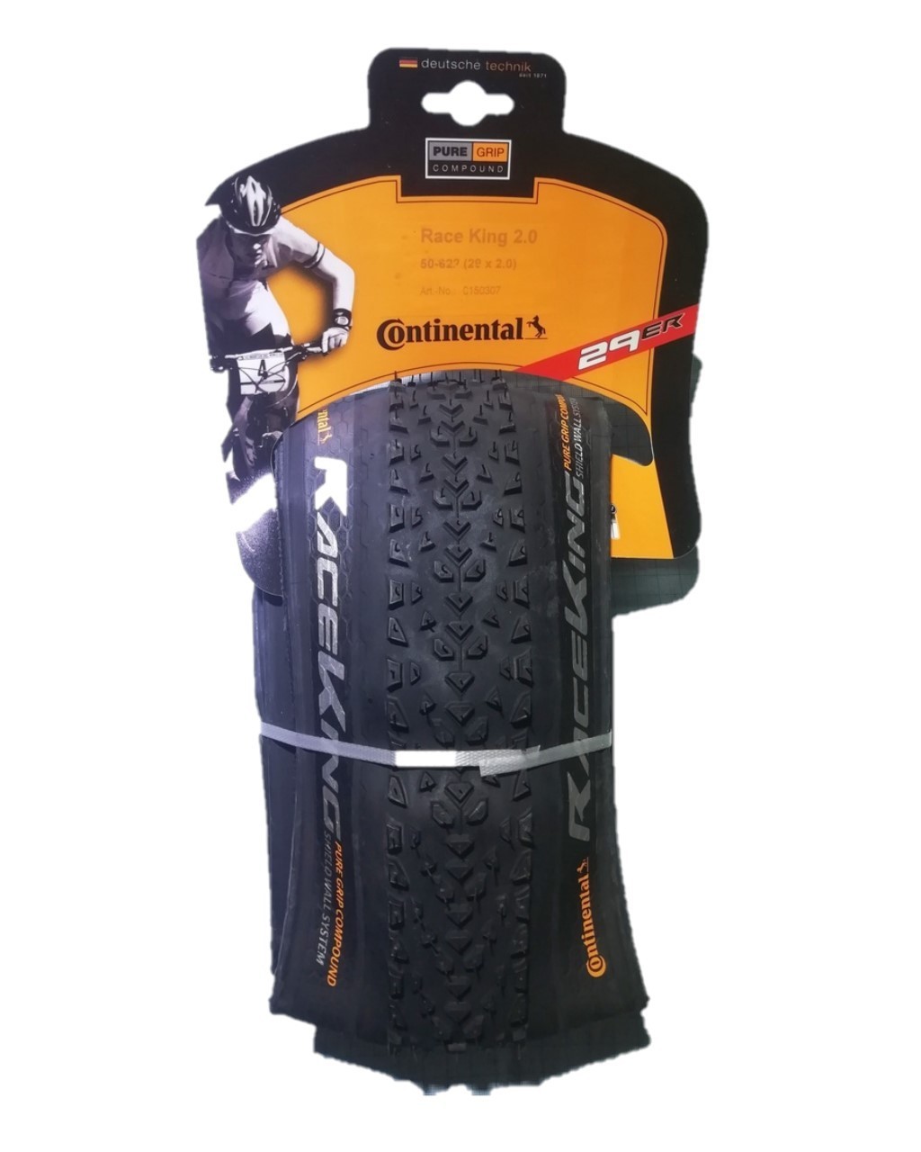 

Покрышка Continental Race King 29x2.0 Foldable, PureGrip