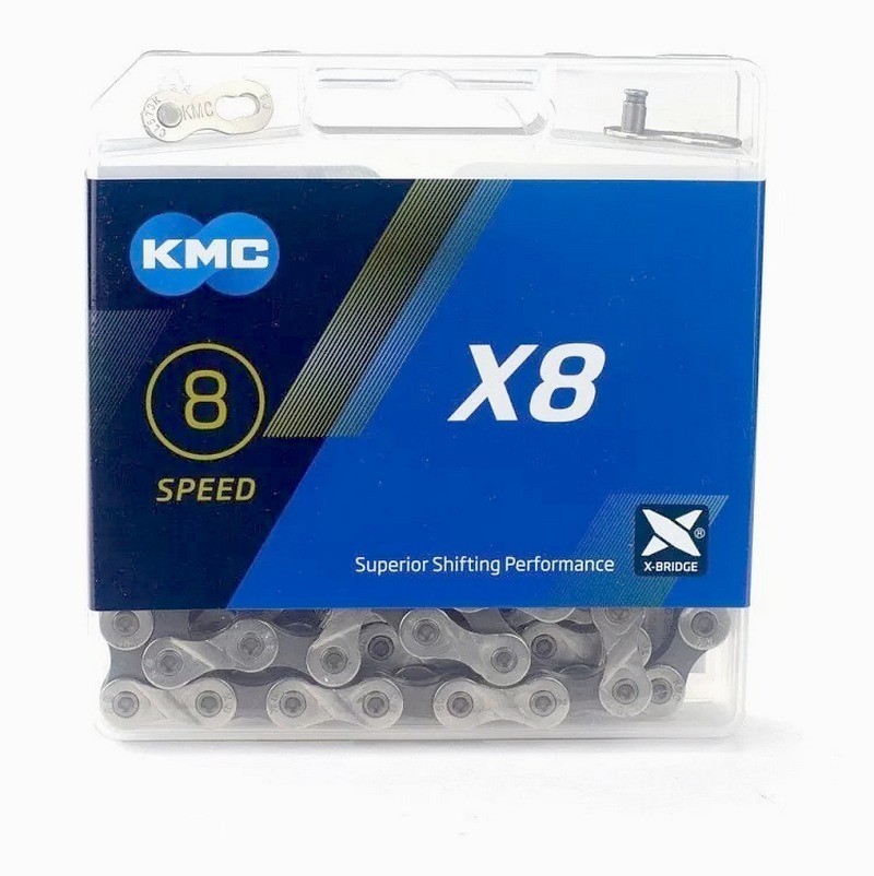 

Цепь KMC X8 X-bridge для 7-8 speed с замком