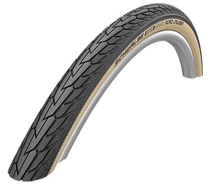 

Покрышка 26* Schwalbe Road Cruiser 26x1.75 (47-559) Active, GREEN, K-Guard TwinSkin B/G