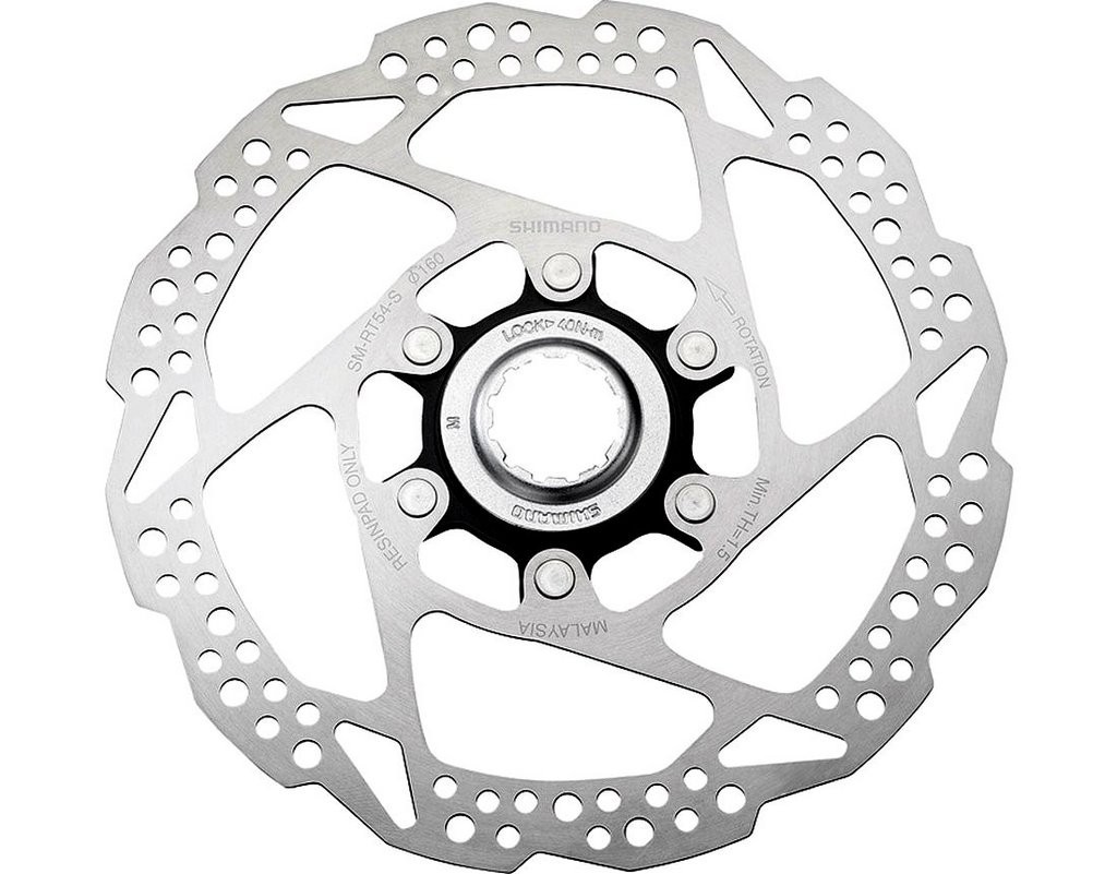 

Ротор тормоза Shimano SM-RT54 180mm крепление CenterLock