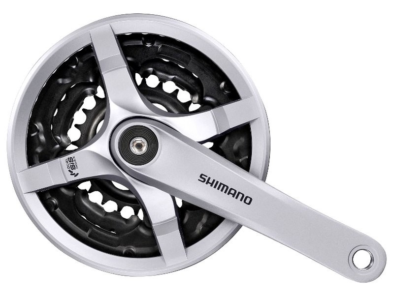 

Шатуны Shimano FC-TY501 набор 42x34x24Т серебристые