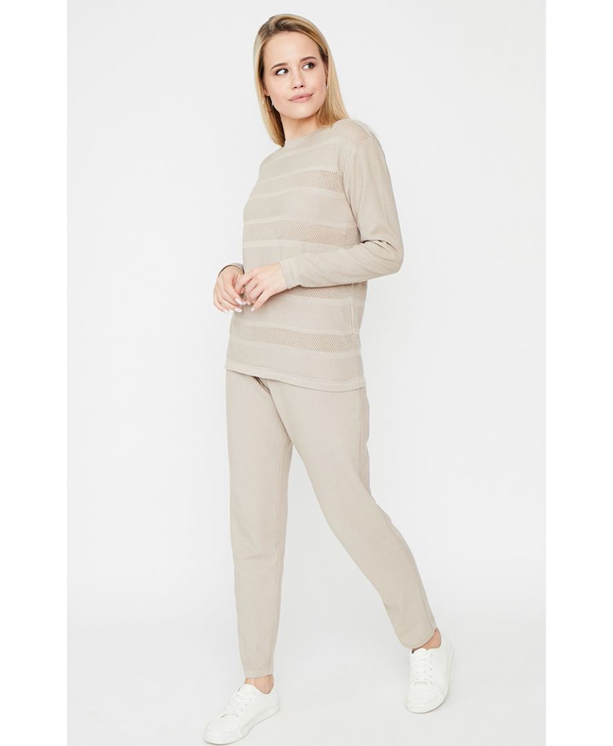 

Костюм Knitwear Mood - Бежевый, Костюм Knitwear Mood S-M Бежевый