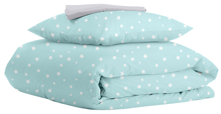 

Комплект постельного белья Cosas Starfall Mint El Grey 155х215