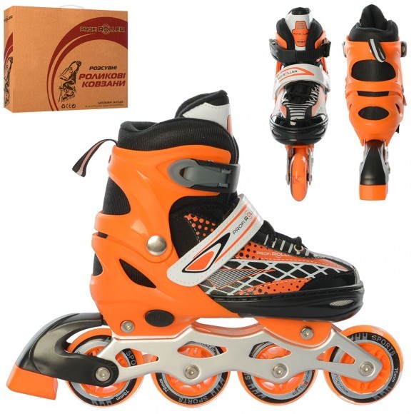 

Детские роликовые коньки Ролики раздвижные размер 35-38 Оранжевый RL A 4140-M-OR