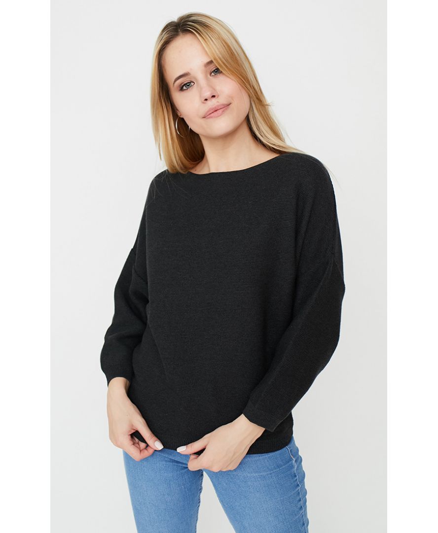 

Джемпер Knitwear Soft-Look - Черный, Джемпер Knitwear Soft-Look S-M Черный