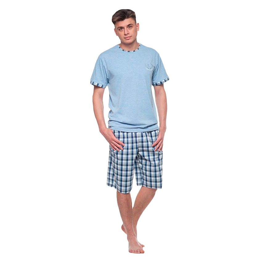 

Комплект домашний мужской ELLEN M голубой (MNP 021/001)