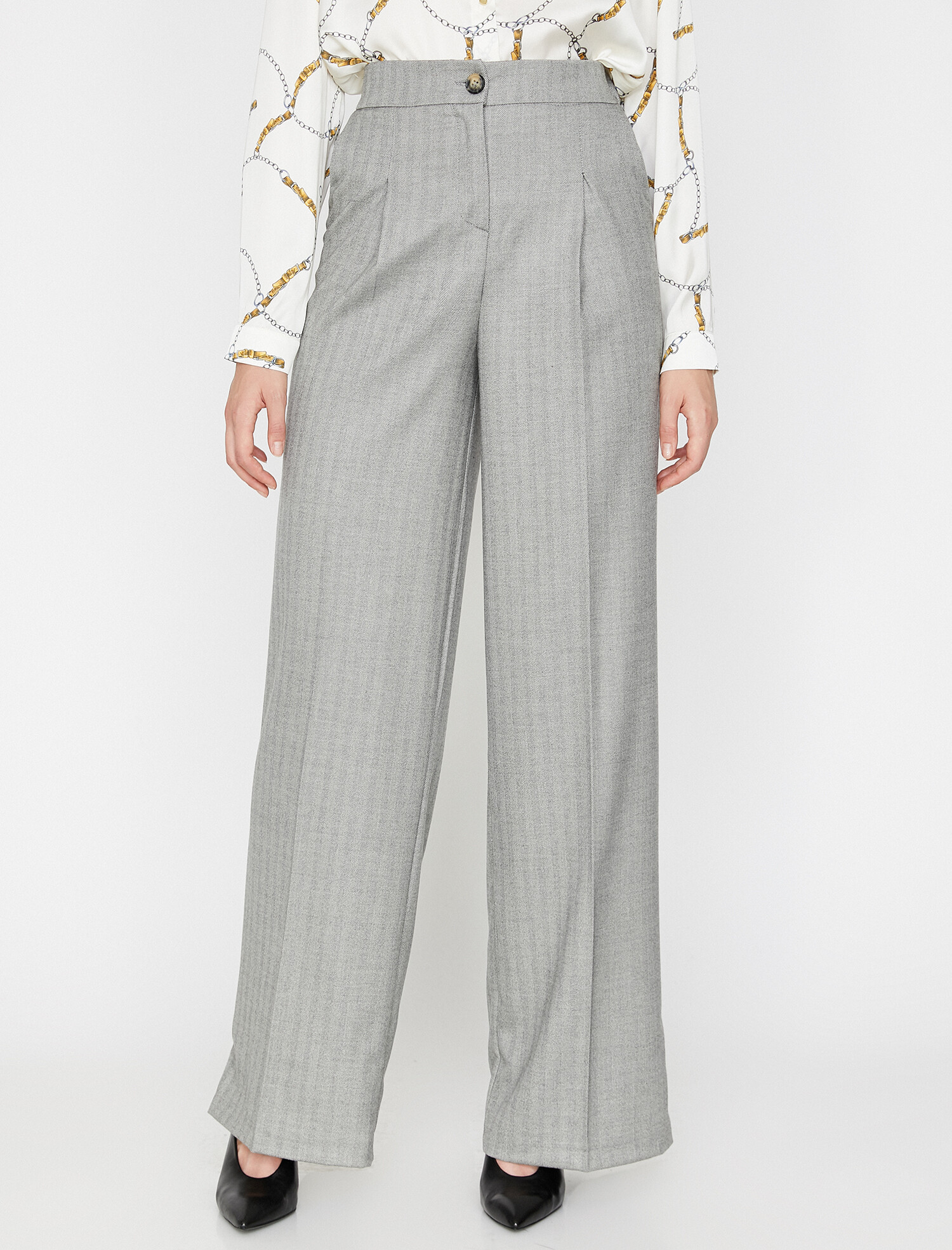 

Брюки Koton 0KAK42264UW-H01 36 Grey Design
