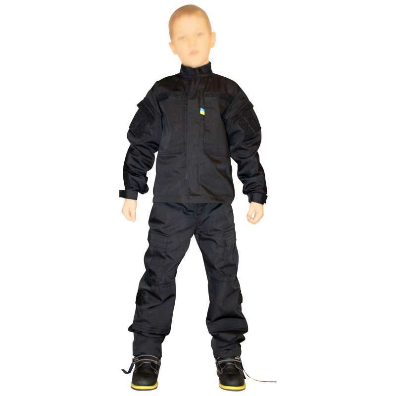 

Детская форма спецназа Pancer Protection черная (12-14 лет)