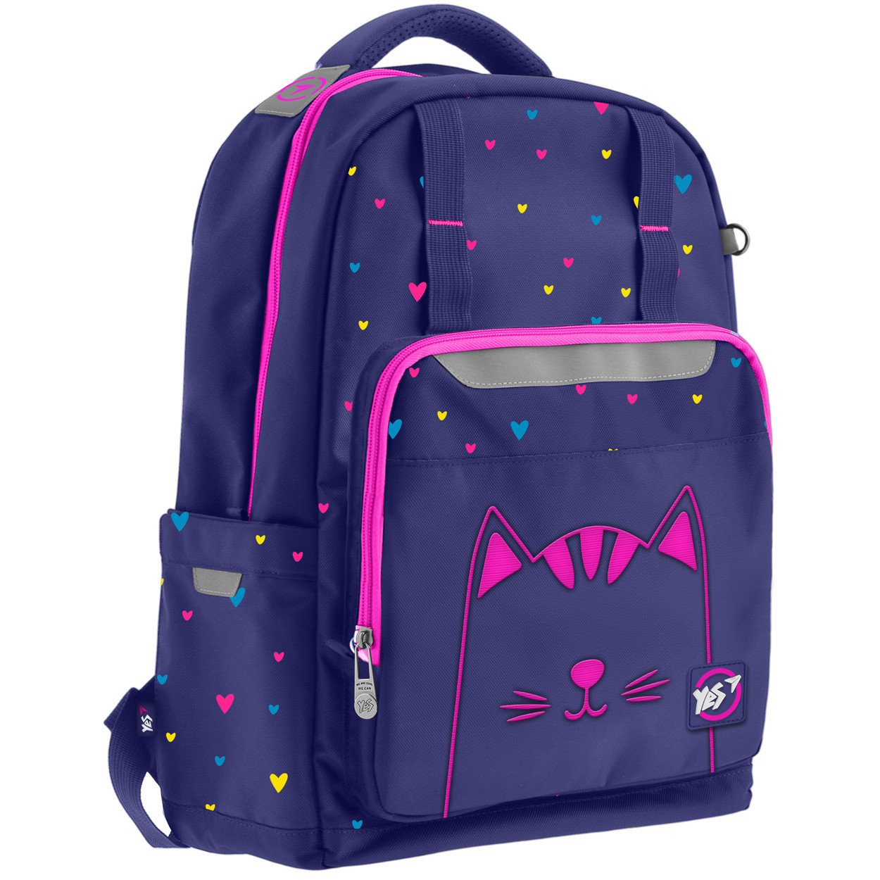 

Рюкзак школьный ортопедический YES Т-89 Cats (558137)