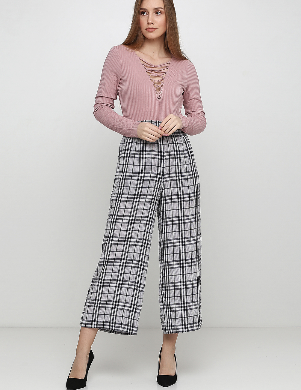 

Брюки H&M Ж1065064 цвет серый, Брюки H&M Ж1065064 цвет серый S