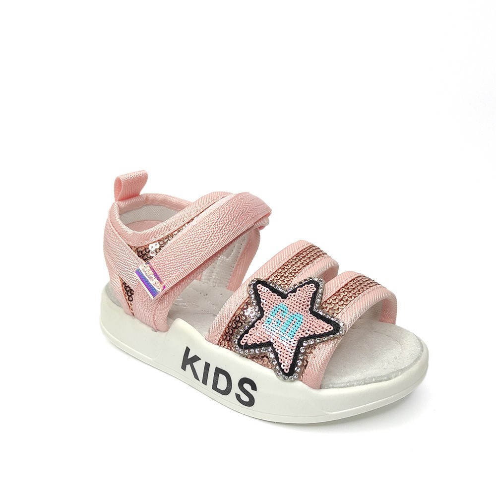 

Босоножки для девочек BBT kids розовые со звездочкой 28р. (17,6 см.)