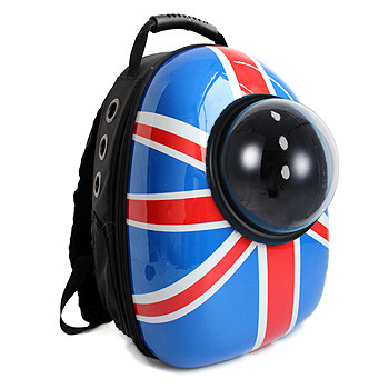 

CosmoPet рюкзак-переноска для кошек и собак. Космический рюкзак для животных Космопет Британский флаг