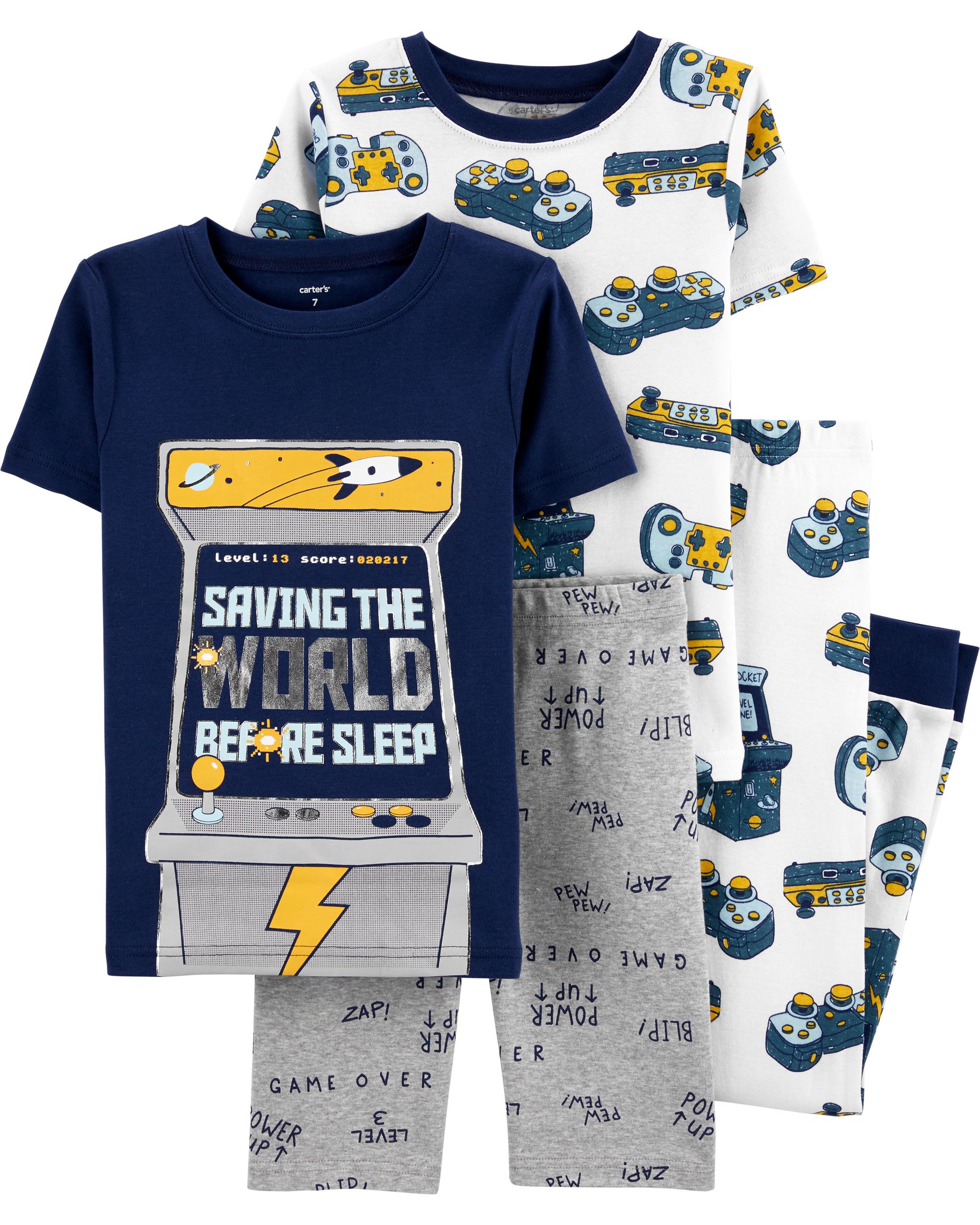 

Пижама Carters 5 лет 105-110см 3I636610 2шт Синяя Белая